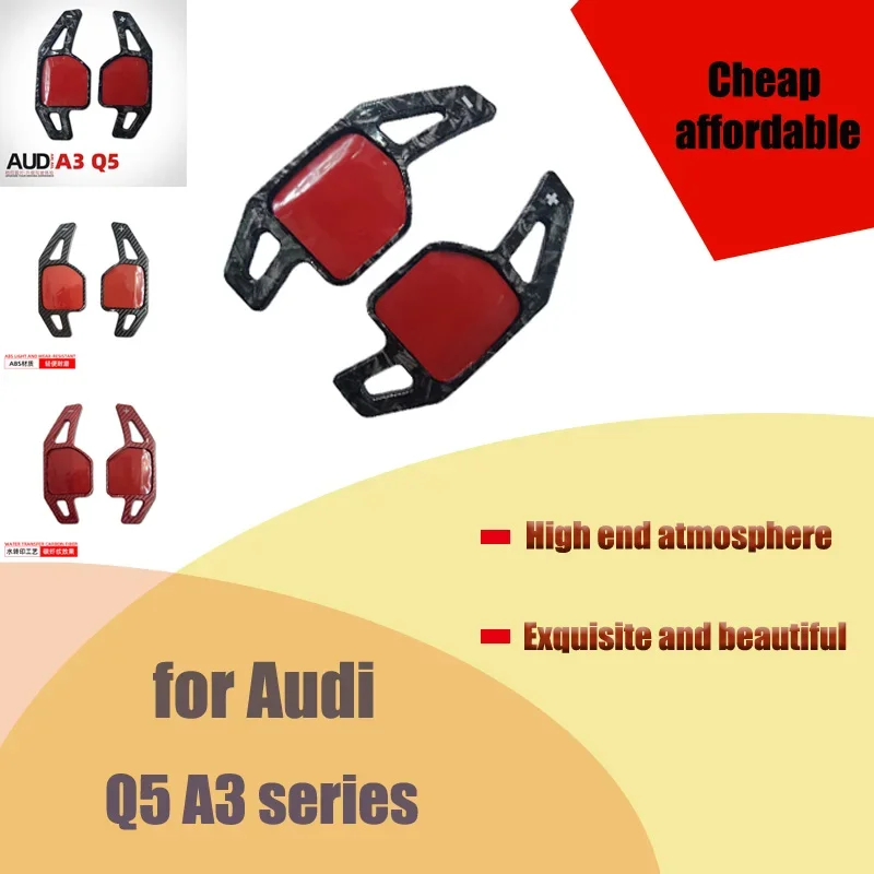 

For Audi Q5 A3 Steering Wheel Shift Paddles Gear Lever Modification A7 A8 S3 S5 S7 Carbon Fiber Pattern Accessories