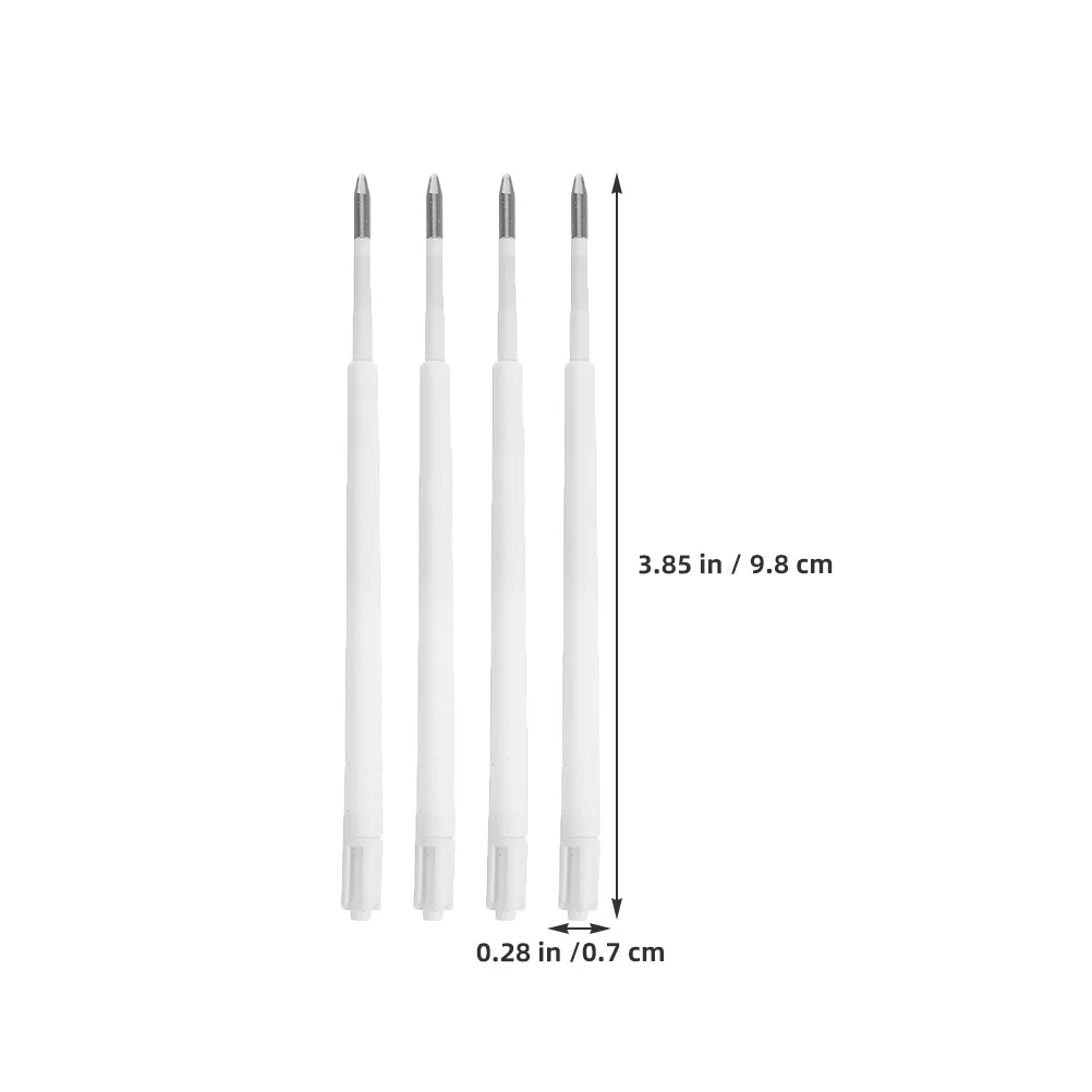 50 قطعة من أقلام حبر جاف قابلة لإعادة تعبئة كتابة سلسة ومتوافقة مع أقلام قابلة للسحب للوازم المدرسية المكتبية #5