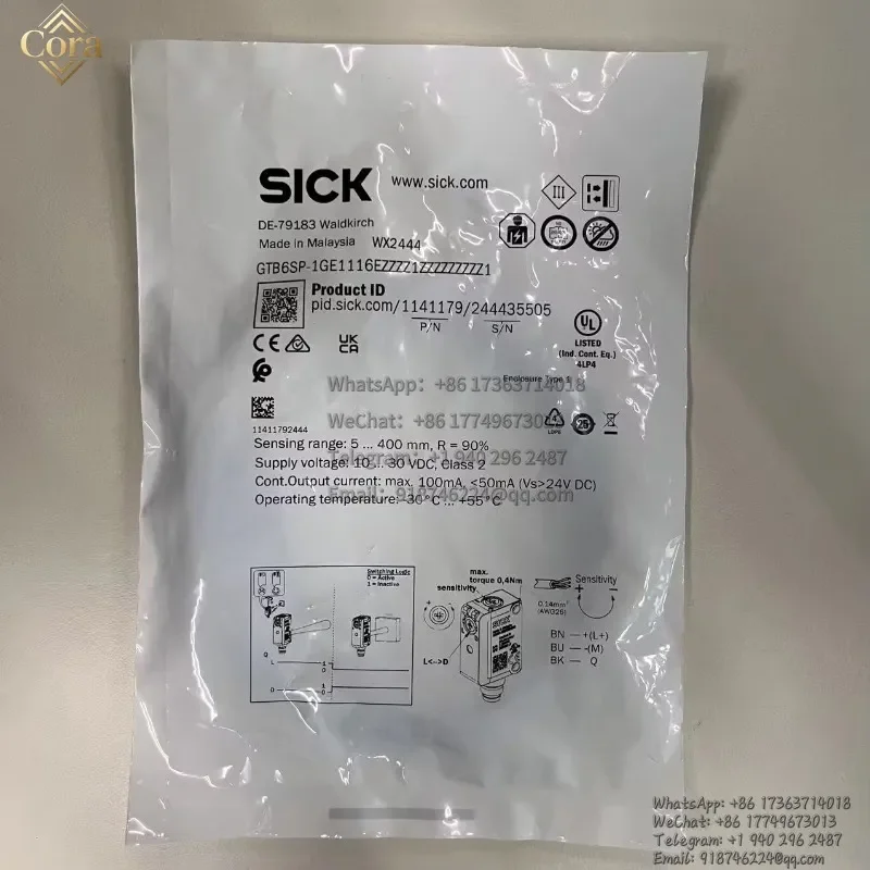 sick brand origianl GTB6SP-1GE1116EZZZ order no. 1141179 PHOTOELECTRIC SENSORS new in stock