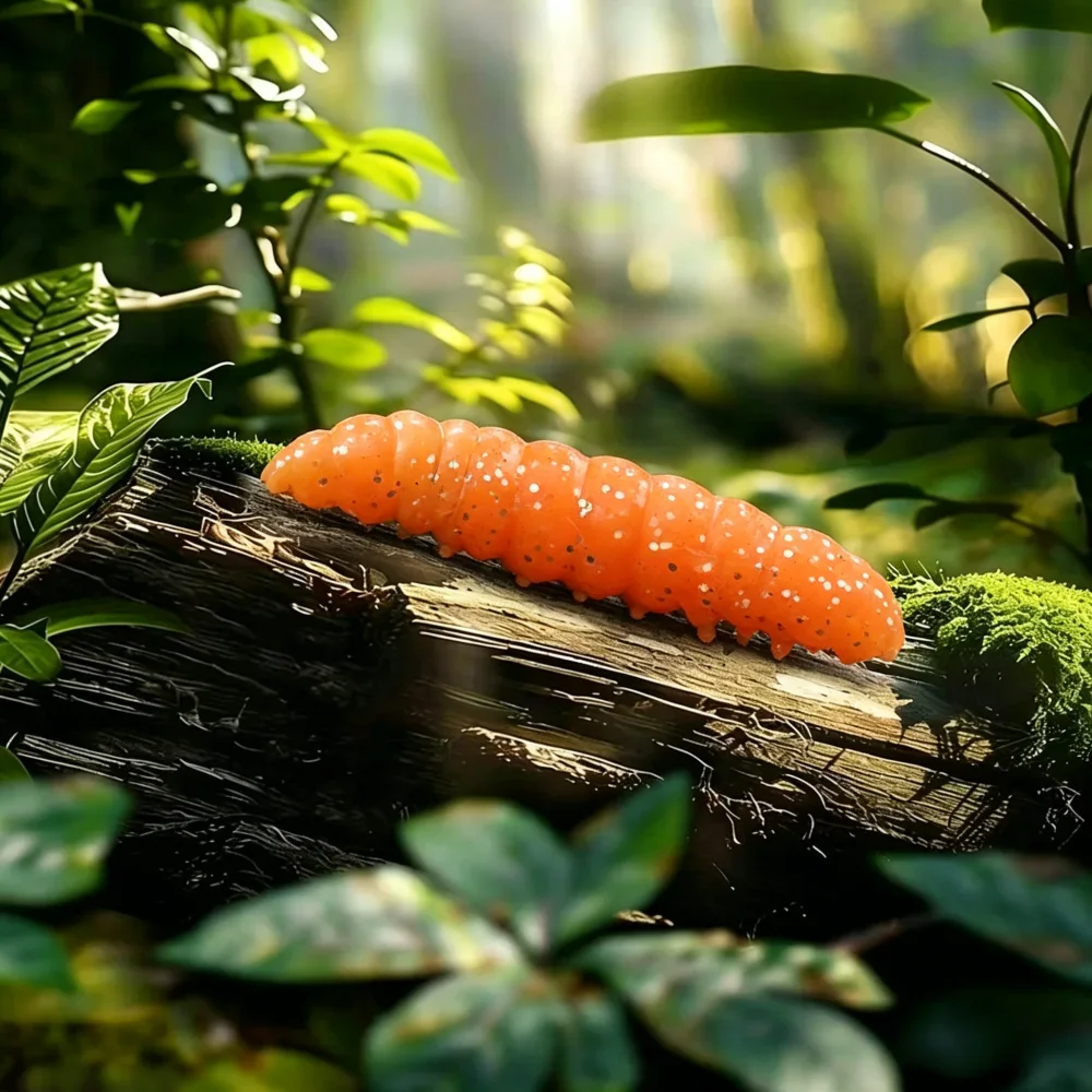 Señuelo blando luminoso larva flotante TPE para lubina y trucha - imagen 3