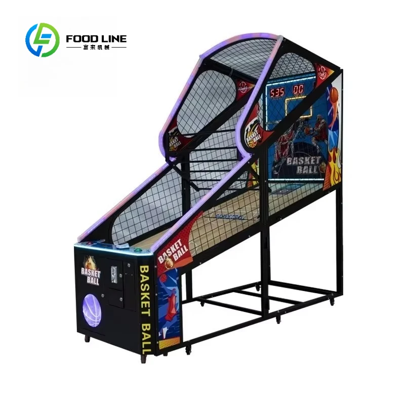 

Factory Price Basketball Shooting Machine Indoor Coin Operated Amusement Park Shooting Basketball Arcade Machine Customized