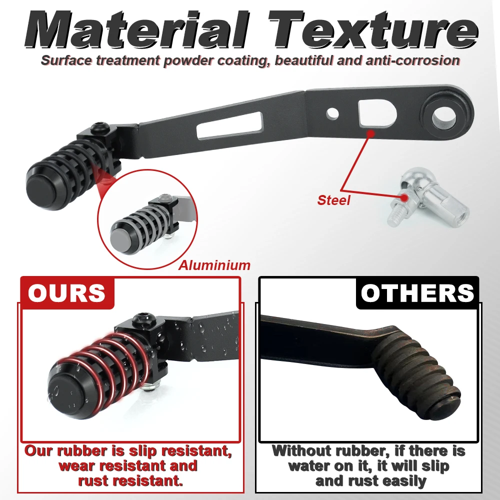 Motorcycle Gear Shifter Shift Lever Brake Pedal For Triumph Tiger 800 /XC/XCA/XCX/XR/XRT/XRX Tiger 900 /GT/Rally/Pro 2019-2023 - view 4