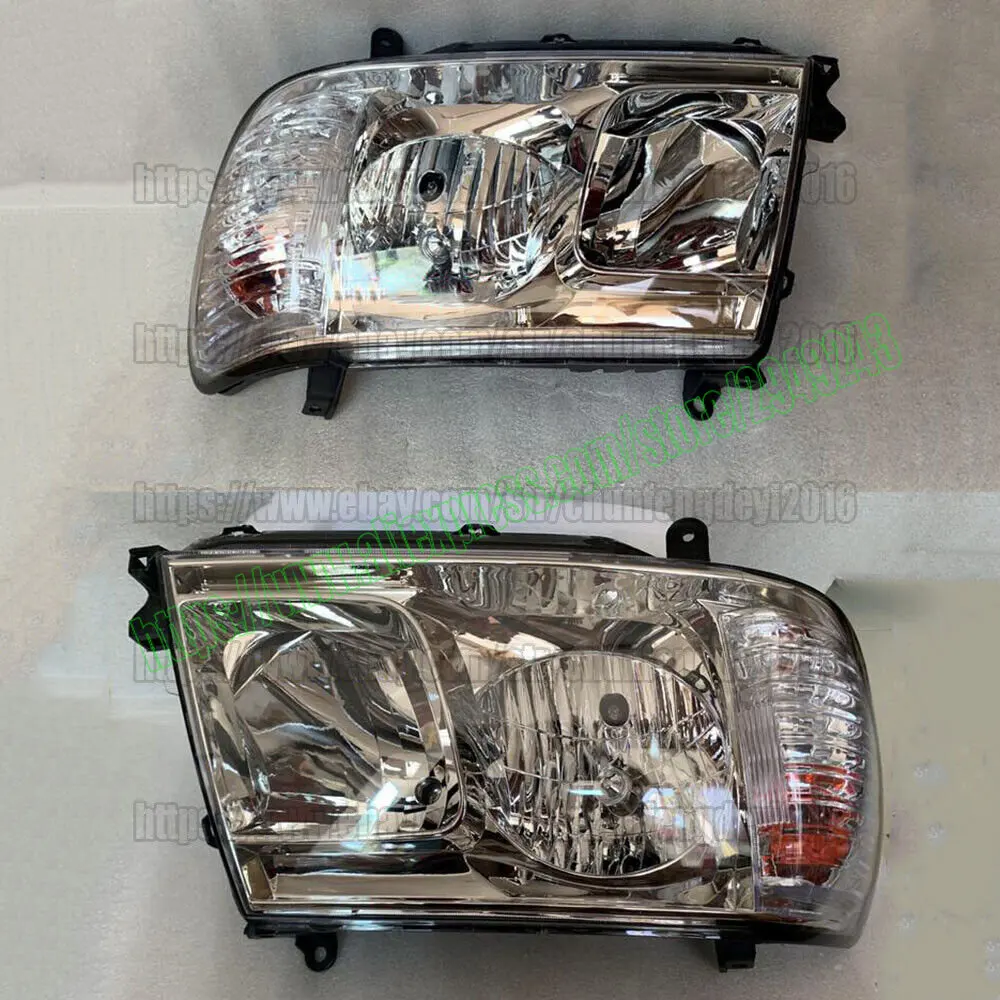 for Toyota LAND CRUISER 100 LC100 FJ100 Left + Right Halogen 1998-2005 2pcs Headlights Head lamp car acesssories