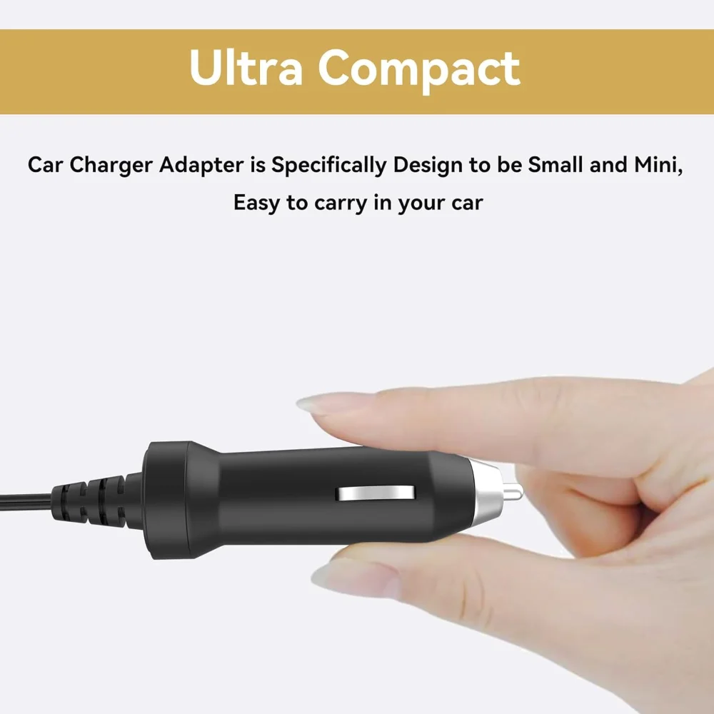 Car 2 Output Cigarette DC Adapter for  PET729 PET824 PET1000 PET1002 PET1030 PET7402 Dual Screen/Portable DVD Player Auto Power