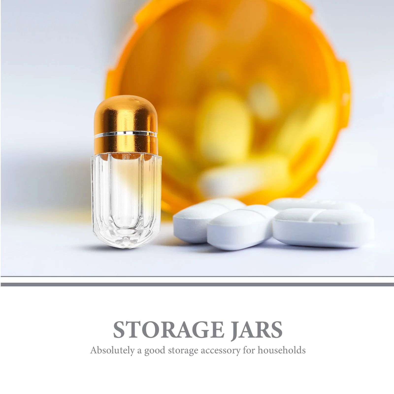 20 Uds cápsulas una botella botella recargable botellas vacías contenedor de pastillas etiquetas de viaje