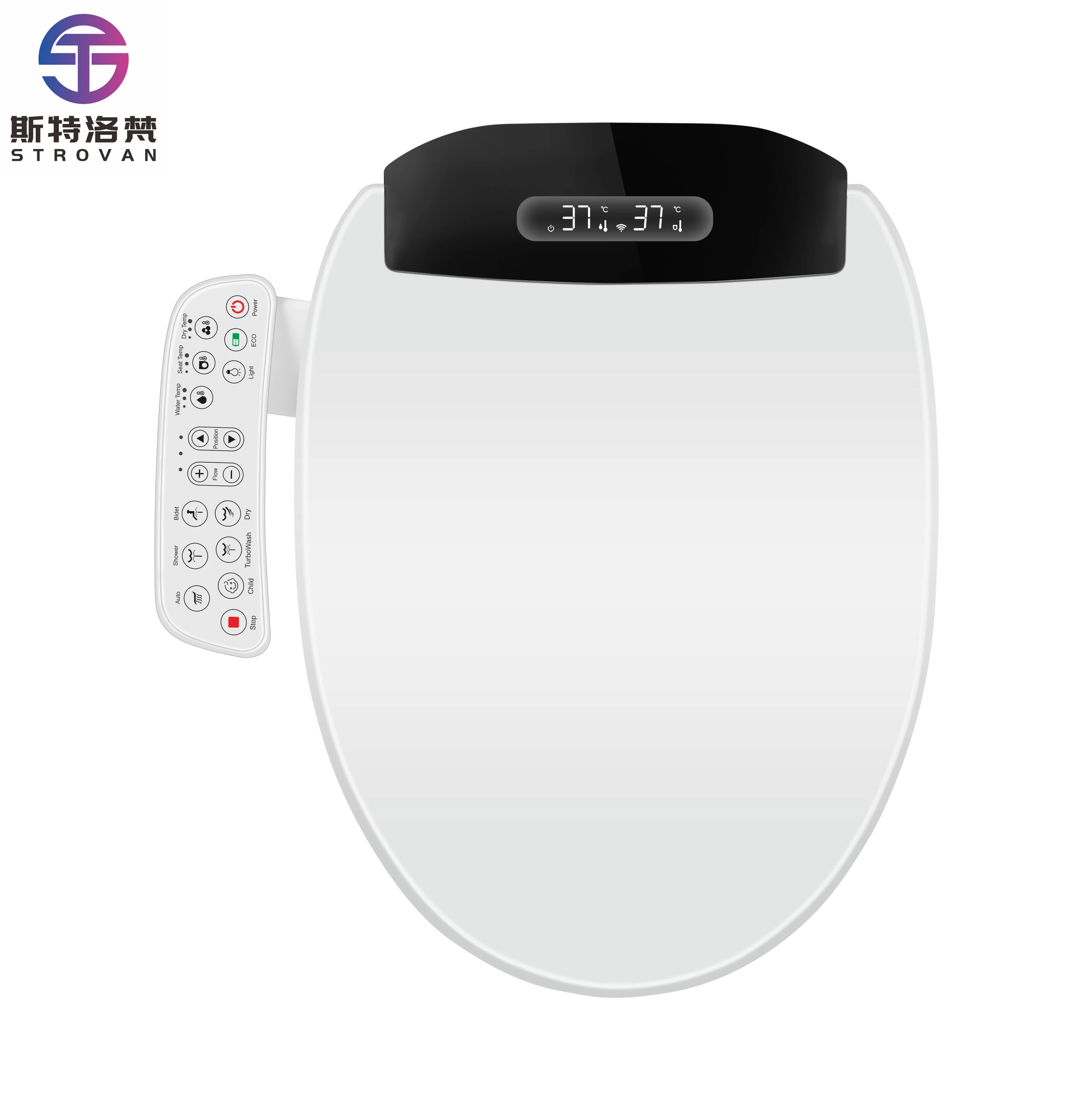 ZXHK Wholesale Cheapest Price Ove Enlight  Bidet Ultimate 770 Smart Bidet Toilet Seat Smart Bidet Toilet Seat