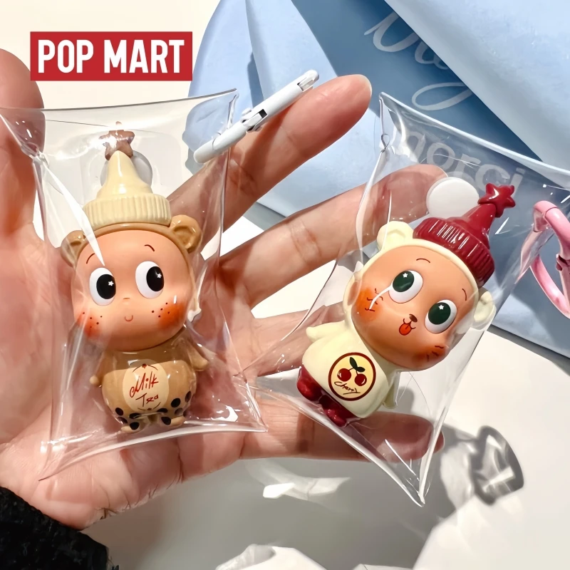 Colección de Regalos de Caja Sorpresa Hecha a Mano de la Serie Té Helado de Cereza y Té con Leche de Perlas Popmart Star People, en Stock Original, ¡Venta Caliente!