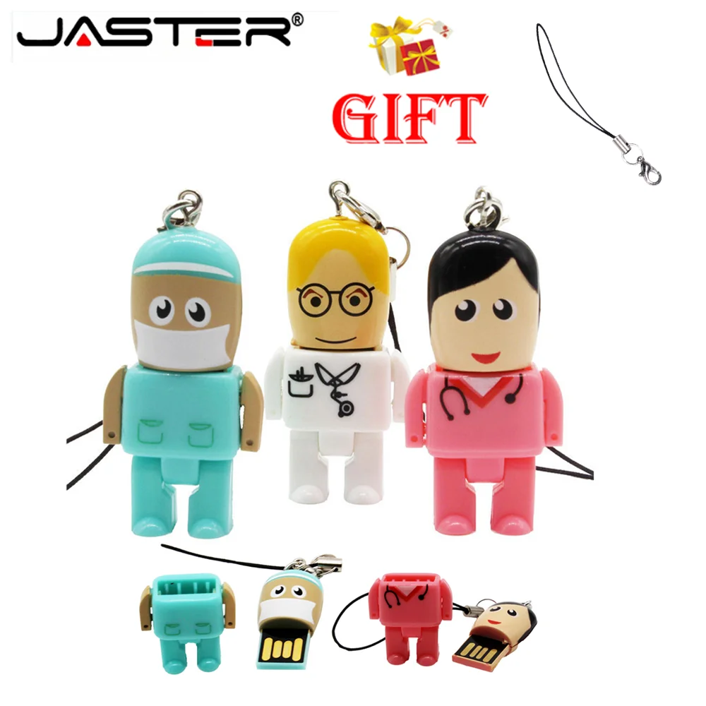 

Мультяшный флэш-накопитель 128 ГБ Доктор Memory Stick 64 ГБ Бесплатная цепочка USB-накопитель 32 ГБ Пластиковые устройства хранения 16 ГБ Милый флэш-накопитель 8 ГБ