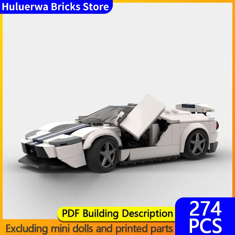 

Модель скоростного гоночного автомобиля MOC, строительные кирпичи GT, верхний уровень, спортивный автомобиль, модульная технология, детские праздничные подарки, сборка игрушек, костюм