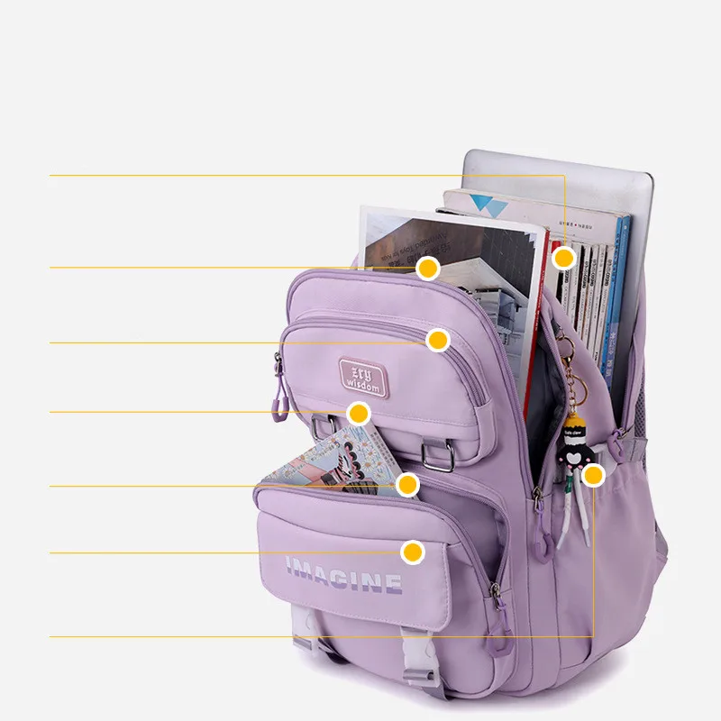 Mochila Escolar de alta calidad para niños, Mochila impermeable para estudiantes, nuevo diseño, 2024