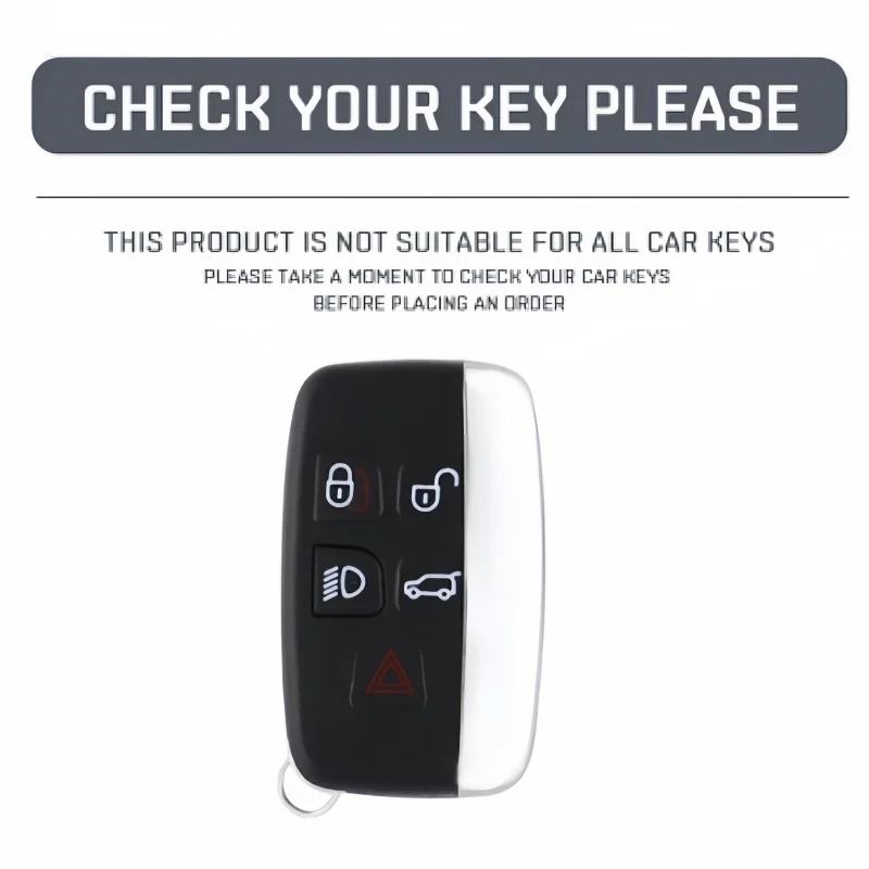 For Land Rover Range Rover Evoque Sport Freelander Discovery Velar For Jaguar XE XF XJ Car Key Case Cover Fob Shell