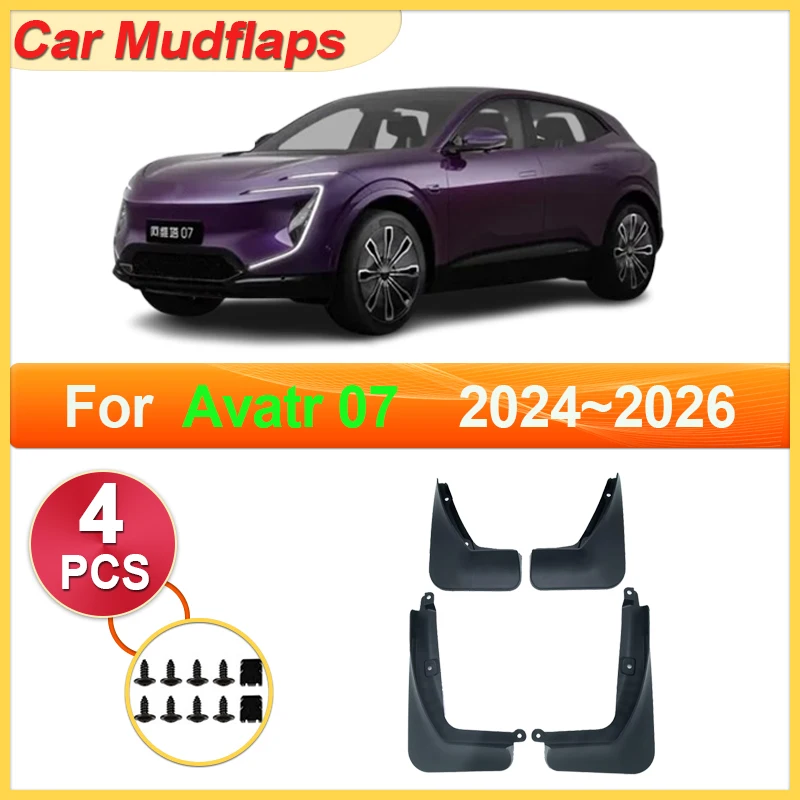 

Car Mudguards Parts For Avatr 07 2024 2025 2026 Front Rear Wheel Mudguards Mudflap Fender Flare Cover Guard Auto Mud Accessories
