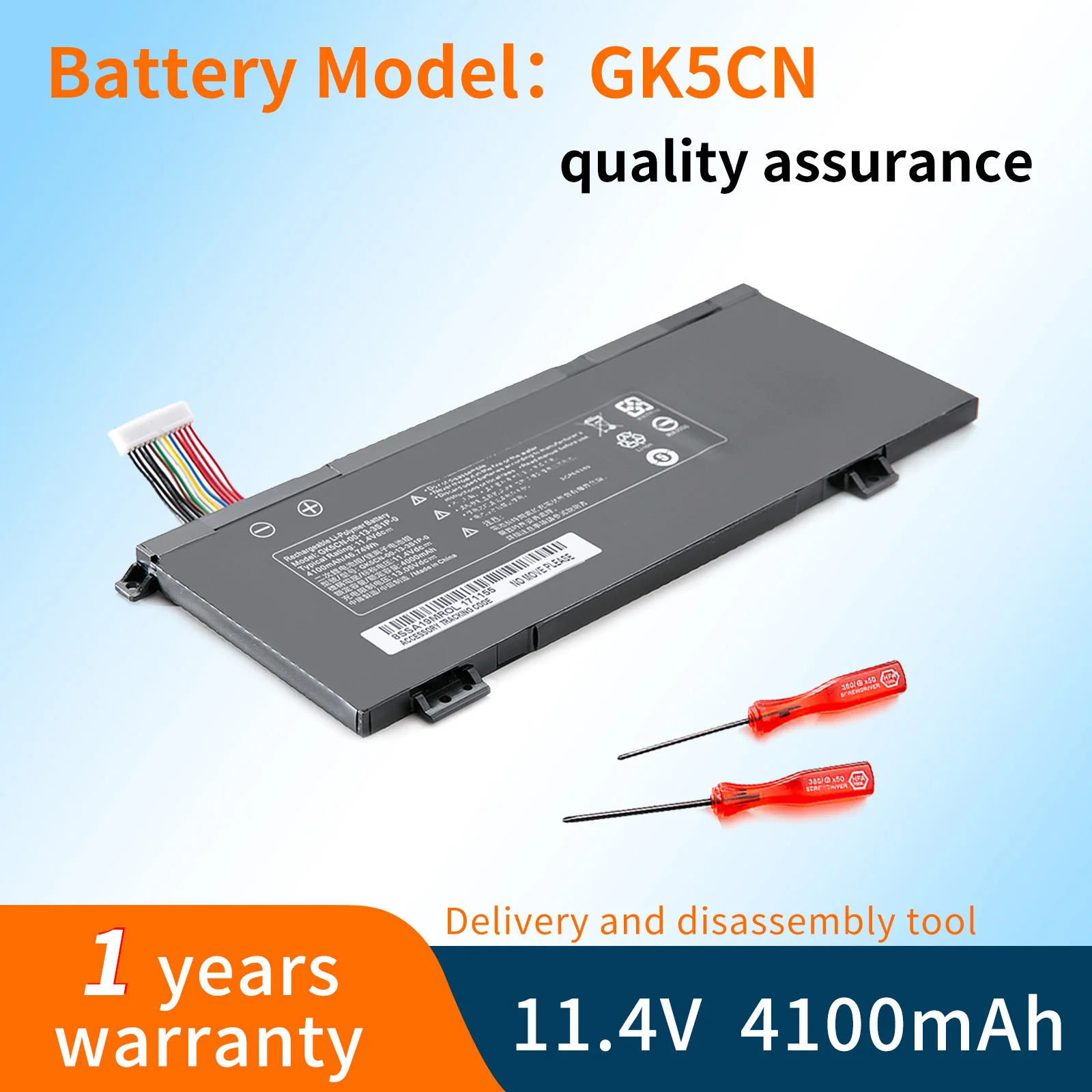 

BVBH GK5CN-00-13-3S1P-0 Battery For MECHREVO X8Ti Z2 MACHENIKE T90 Plus T90-T3p F117-B F117-B6 GK5CN GK5CN4Z GK7CN6Z