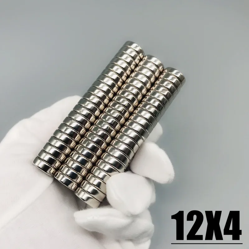 10/20/50/100/200/500pcs Fridge Tool Round Shape 12x4mm Magnets For Office Garden Garage Kitchen Hook Accessory Home Decoration