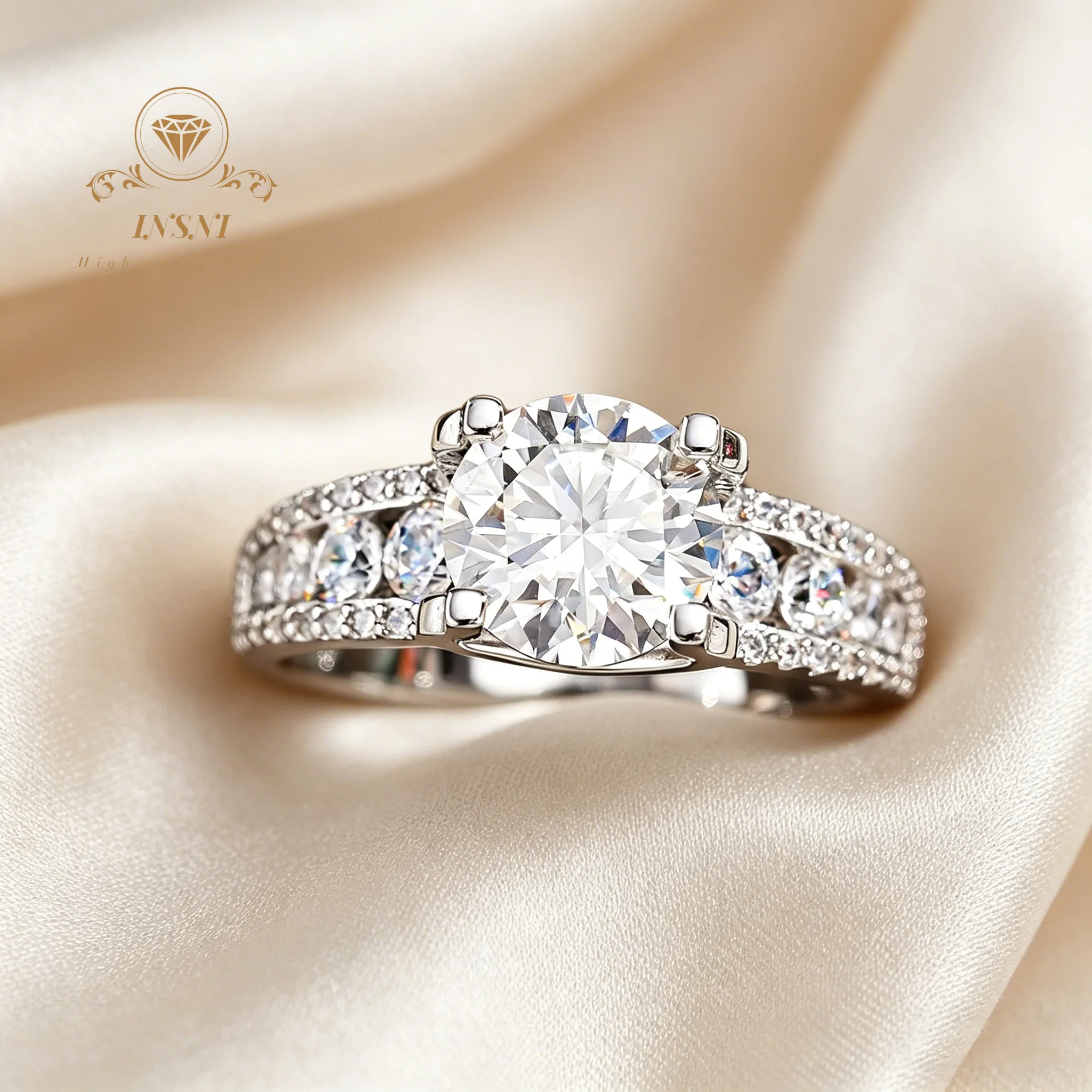 

Кольцо из стерлингового серебра 925 пробы с муассанитом, в стиле хип-хоп, цвет D, чистота VVS1, овальная огранка, обручальное/помолвочное кольцо, подарок на годовщину/помолвку/свадьбу, для рэпера