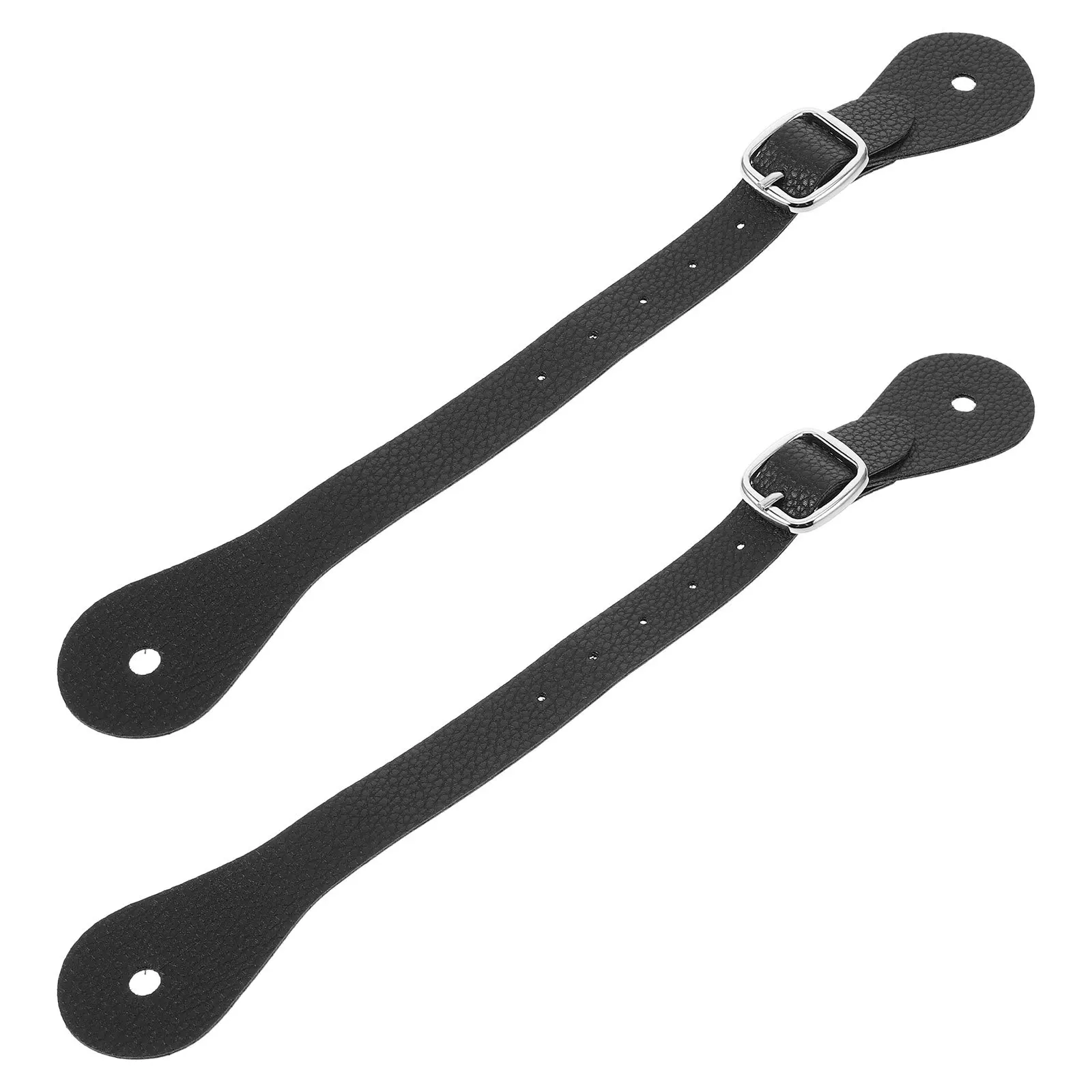 2 قطعة بو ركوب الخيل حفز الأشرطة قابل للتعديل الغربية التمهيد الأشرطة خمر الفخذ عالية ركوب التمهيد اكسسوارات الفروسية