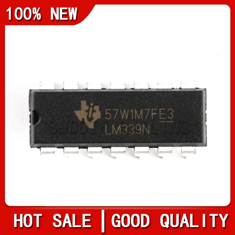 10pcs/lot New LM339 LM339N DIP-14 Low-Power Low-Offset Voltage Quad Comparators IC