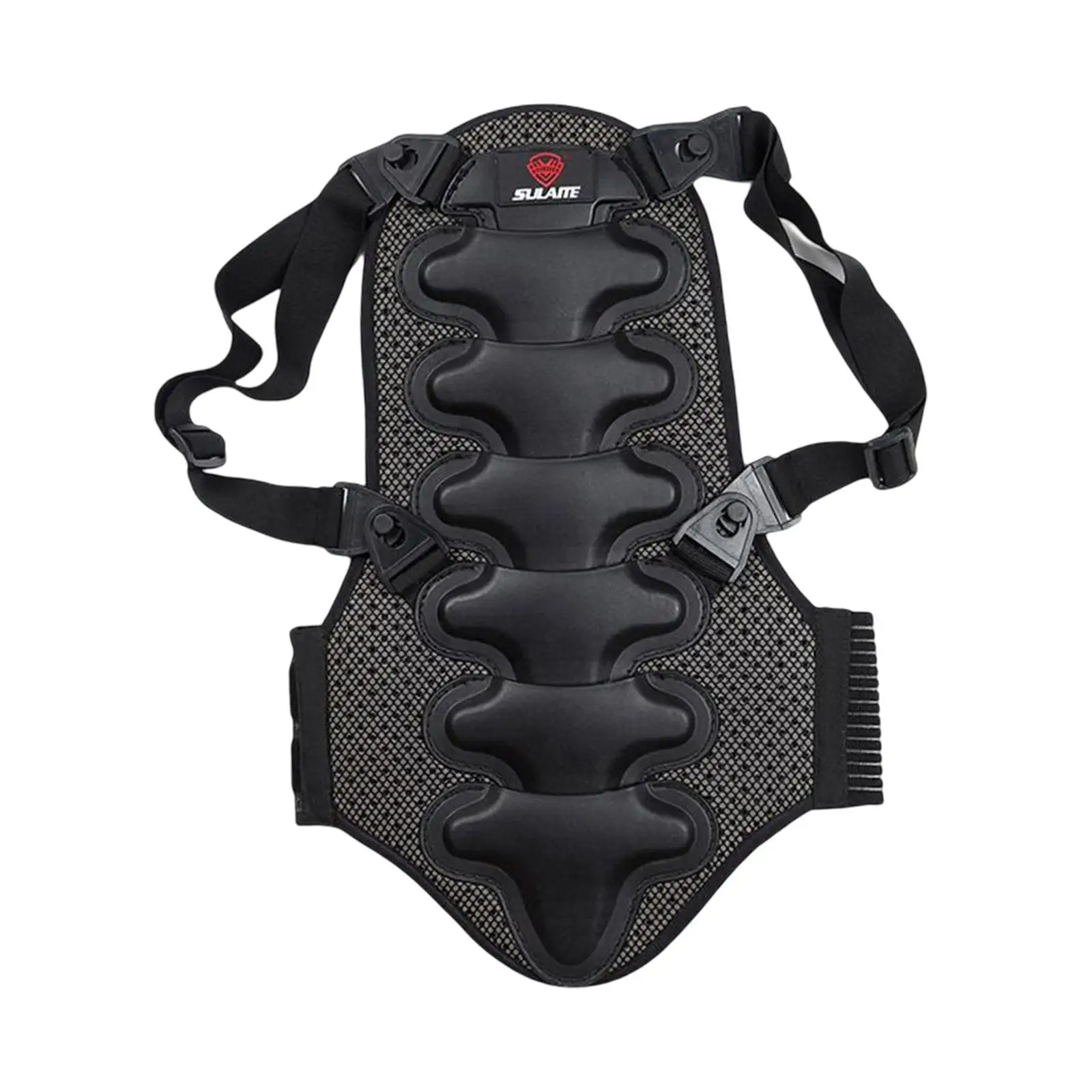Back Protector Thick EVA Protection Detachable Cushion for Motocross Racing Motorcycle Snowboarding Skating Skiing