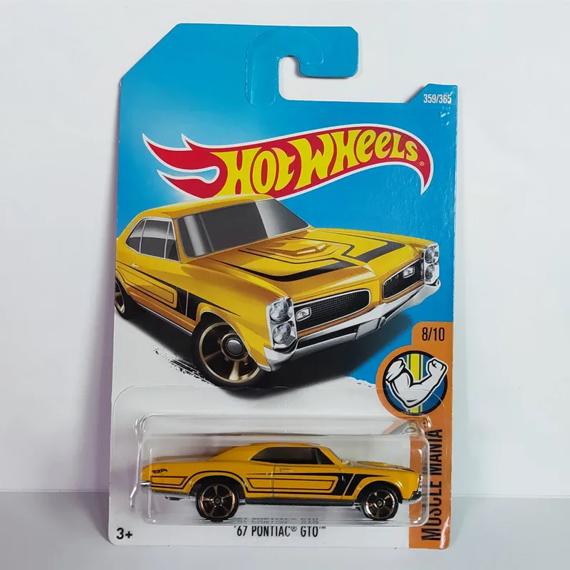 2017-359 HOT WHEELS 1:64 67 PONTIAC GTO diecast car model gifts