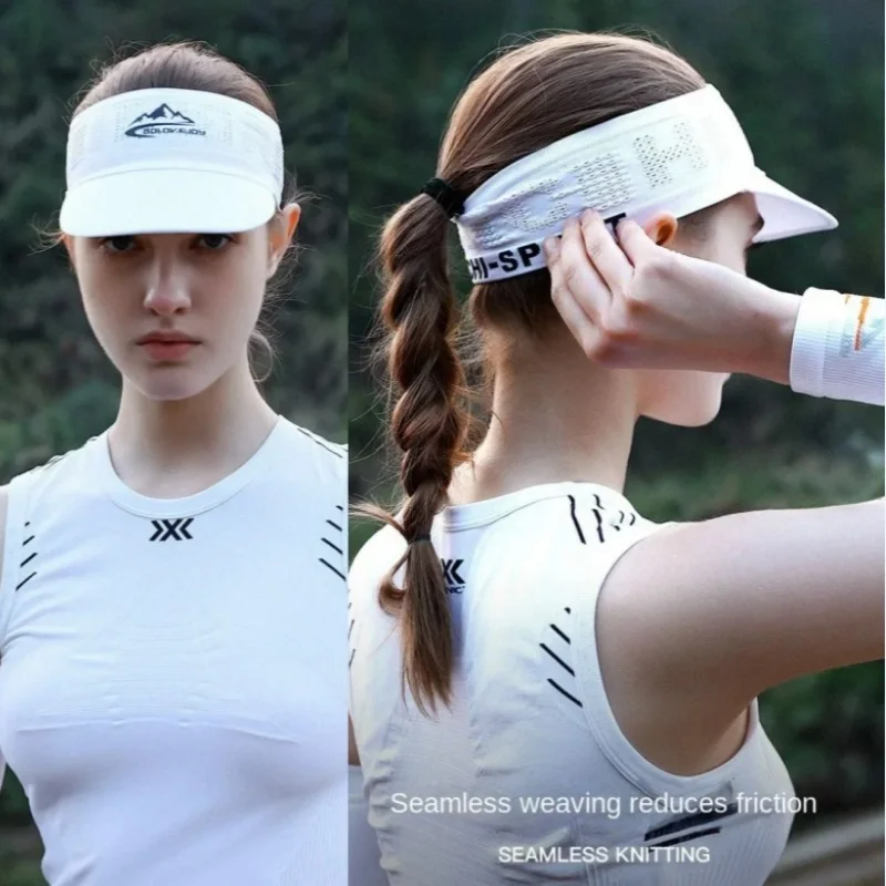 Summer Top Empty Breathable Mesh Golf Baseball Cap Quick Dry An-ti UV Running Hat Visor Hiking Jog Tennis Sweat-absorbent Sunhat