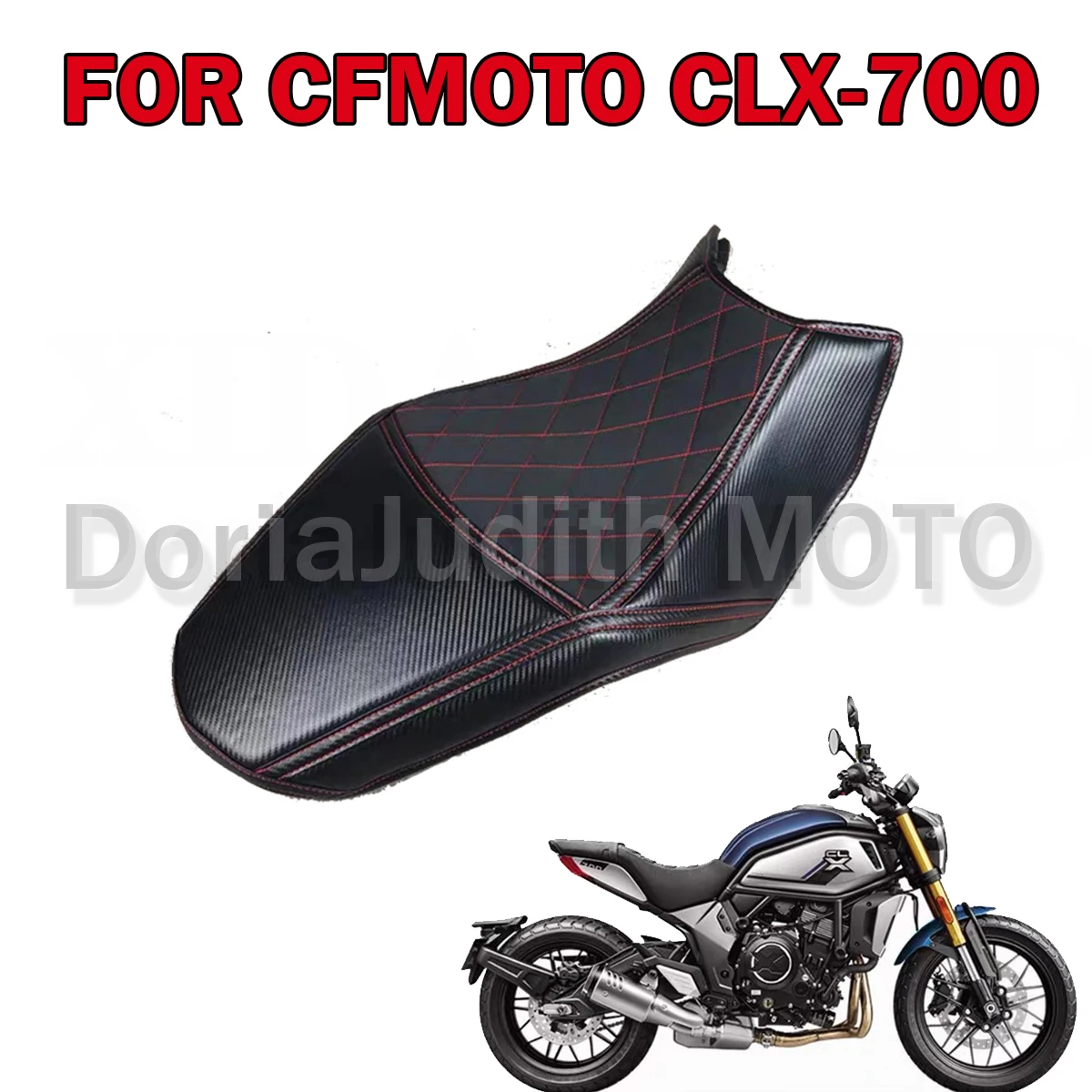 

For CFMOTO 700CL-X 700CLX CLX700 CF700 Custom Suede Cushion Soft Seat Cover Thickening and softening non-slip clx 700