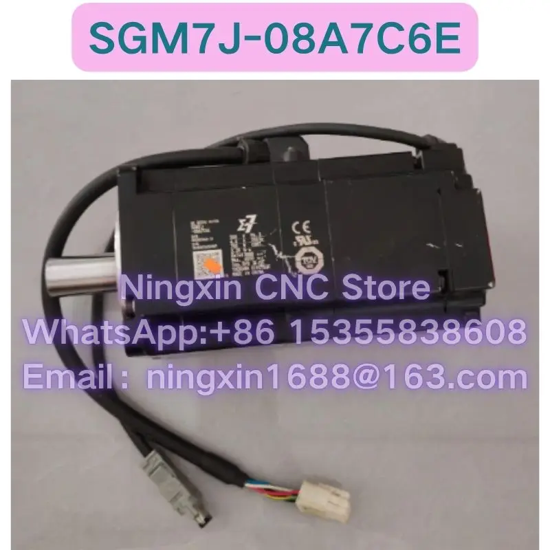 Second-hand SGM7J-08A7C6E Equipped with brake motor Functional test OK Fast delivery