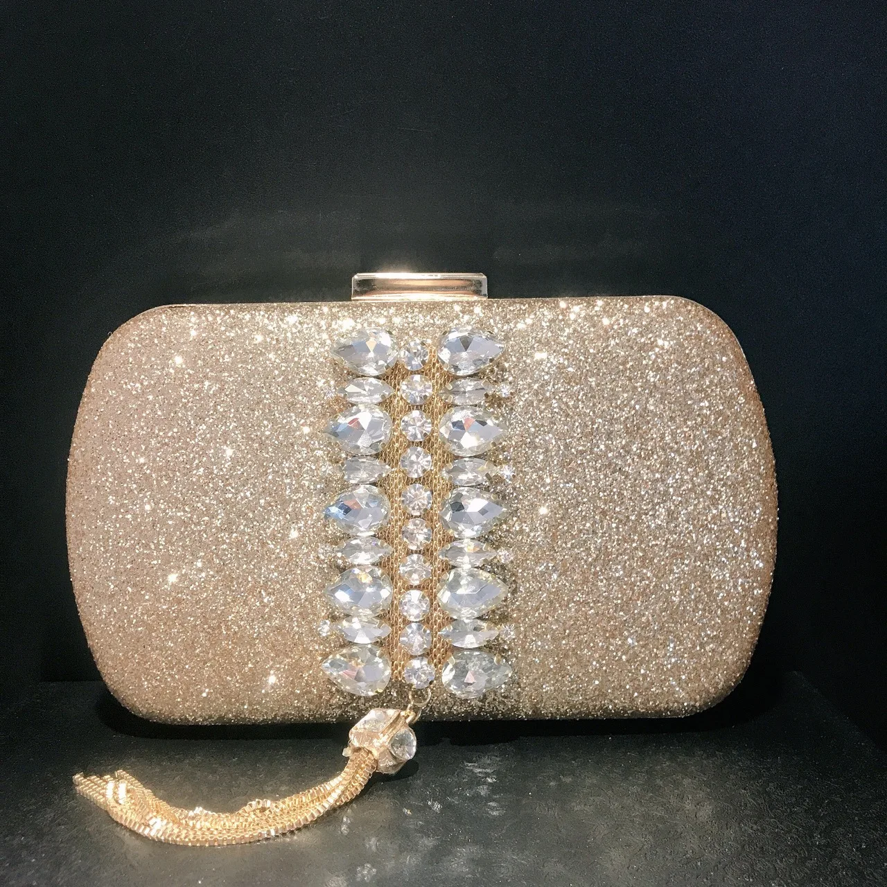 

Клатч с блестками, цепочка с бахромой, инкрустированная бриллиантами, вечерняя сумка, косое банкетное платье, женская сумка из искусственной кожи, сумки для каналов, роскошные