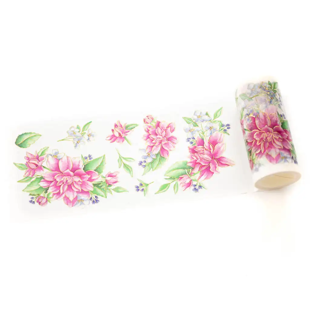 Artystyczne DAHLIA nowe matryce do cięcia metalu Washi Tape Flower do nowego cięcia metalu do dekoracji 2023 szablon do wytłaczania Emboss