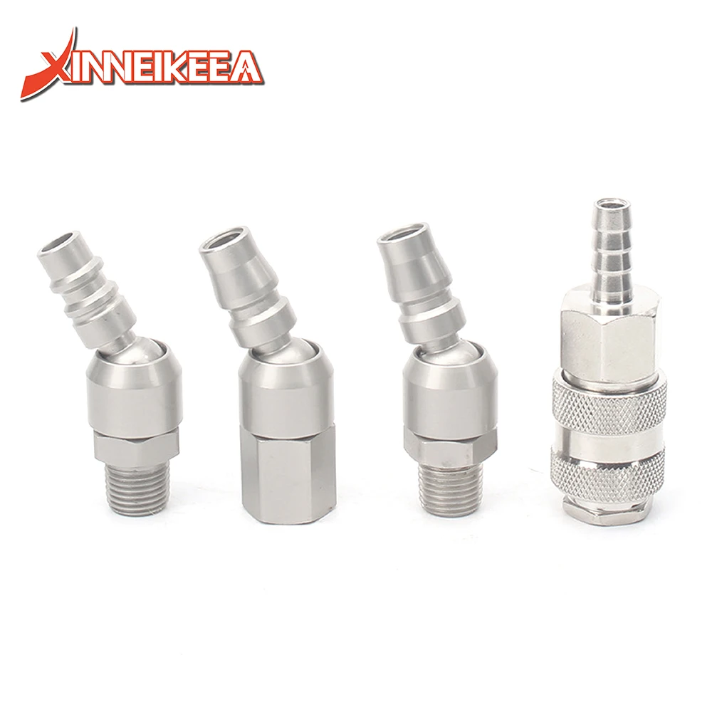 New 360° Rotating Quick Plug G1/4 JP EU PLUG Universal Pneumatic Tools Connector US PLUG Female Push In Connector