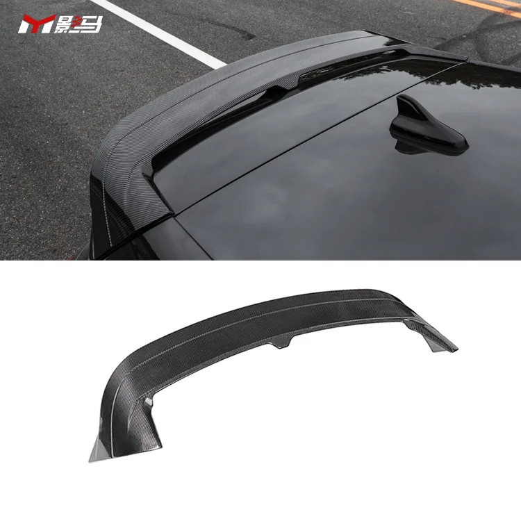 Odpowiedni do Volkswagen Golf 8/8.5 CS Karbonowy Lotka Tylna Stała Dekoracja Spoilera GOLF/MK8