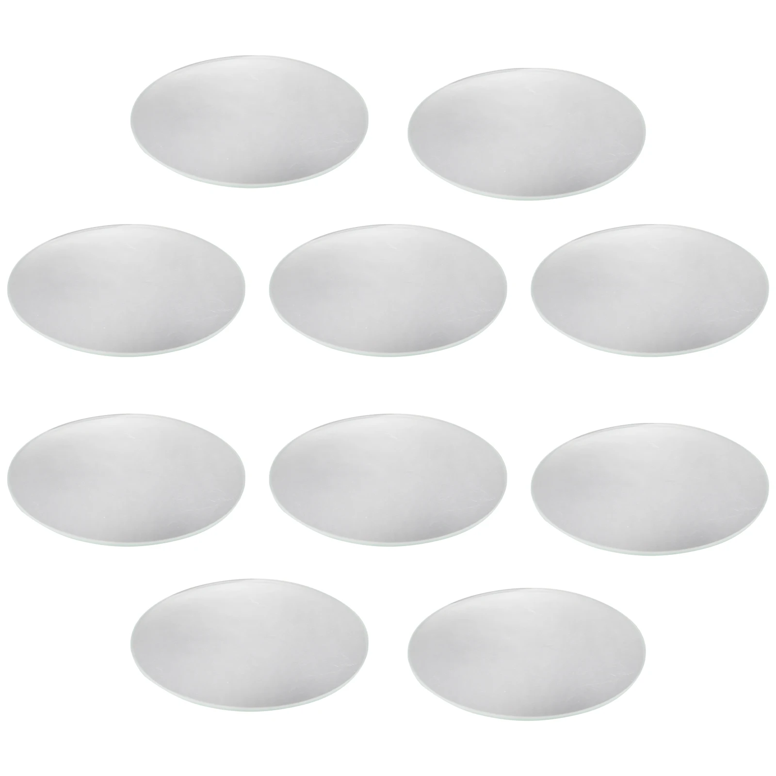 

10 pcs HighTemperatureResistantGlassSurfaceDish WatchGlasses ChemistryLabExperiment TransparentRoundFlatShape SturdyDurable