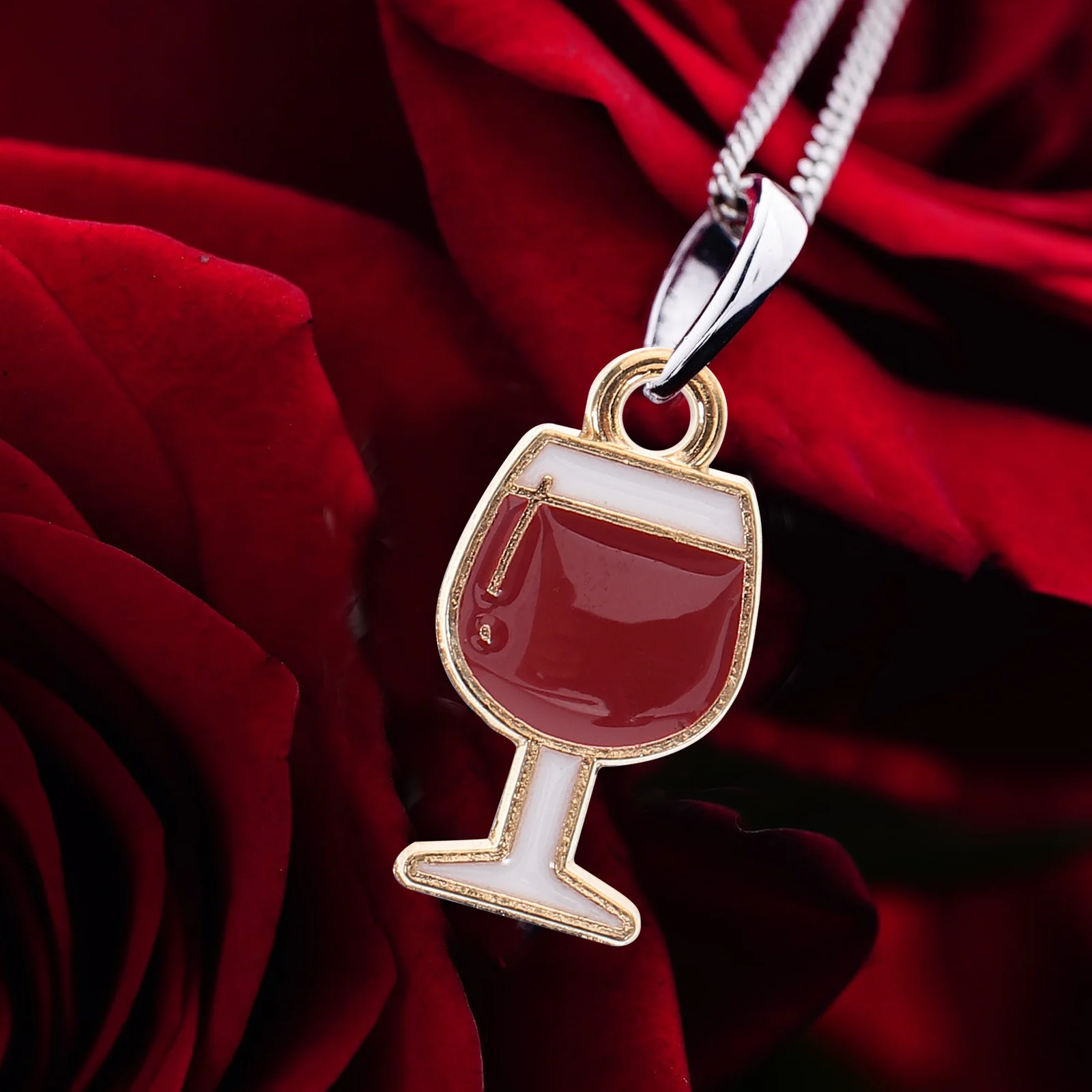 

10Pcs Wine Glass Pendant Charms Zinc Alloy DIY Jewelry Making for Necklace Bracelet Earring Vintage Style Earring Wine Charms