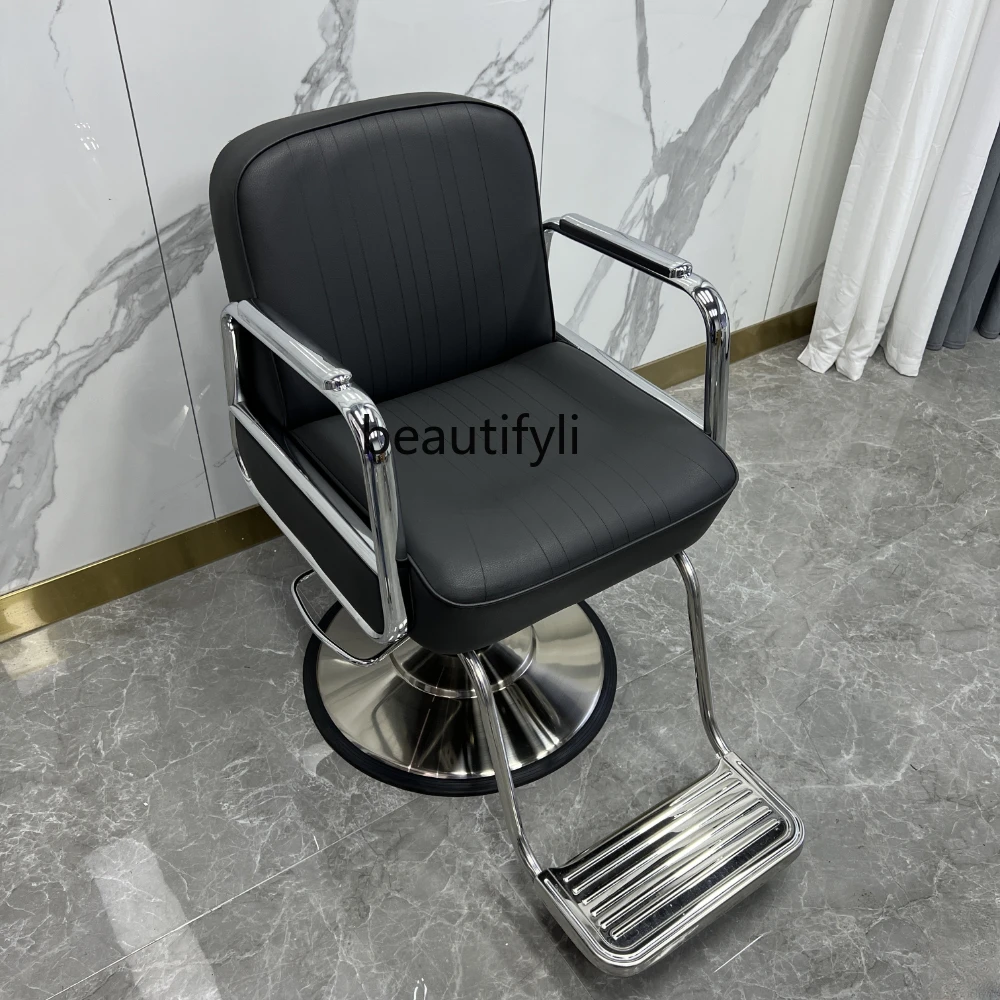 

Hair Salon Chair Hair Cutting Barber Shop Stool High-Grade Hair Salon Chair Lifting and Rotating