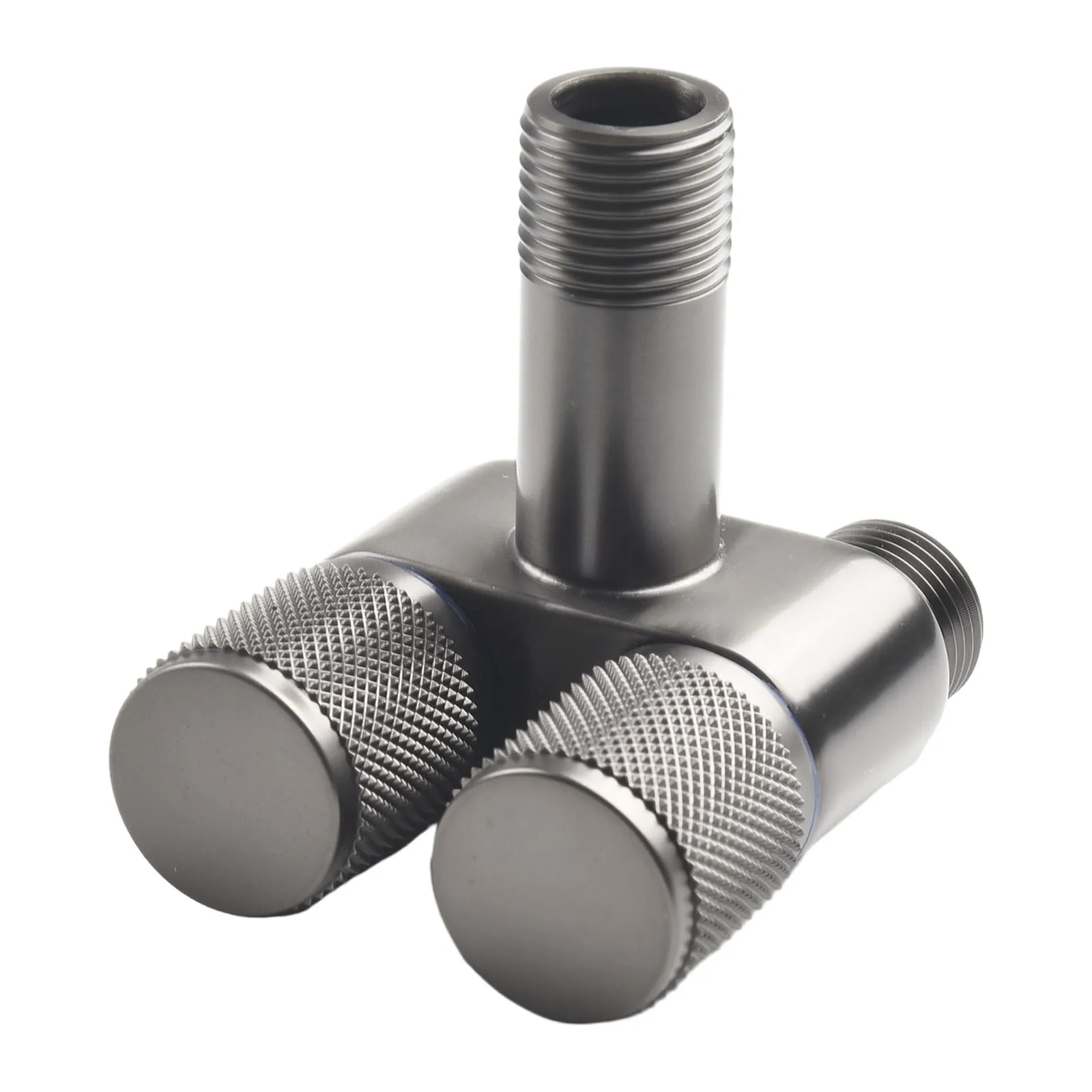 Vaso sanitário bidé pulverizador, válvula triangular, 1 em 2, controle duplo, interruptor rotativo, chuveiro cabeça, máquina-ferramenta de lavar roupa