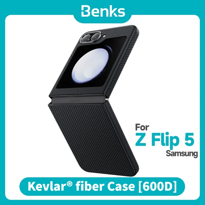 Benks with DuPont™ Kevlar® fiber 600D ArmorAir Case for Samsung Z Flip 5 Ultra S23 S23+ S23 Ultra Slim Minimalist Casing