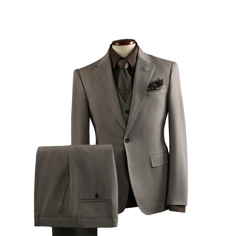 NT245 Abito a righe alla moda per uomo Business Casual Banchetto Abito da sposa Giacca formale professionale da uomo