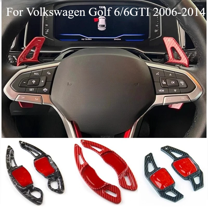 For Volkswagen Golf 6/6GTI 2006-2014 Shifter Modification Carbon Fiber Modification Steering Wheels Chassis Parts Accessories