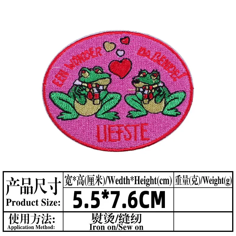 Oeteldonk Embleem Embroidered Patches Clothing Thermoadhesive Patches Fusible Patch on Clothes Carnaval Embleem Shoulder Badges