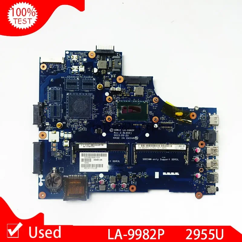 

Used For DELL Inspiron 15R 5537 3537 Laptop Motherboard CN-0D28MX 0D28MX VBW01 LA-9982P 2955U CPU Mainboard