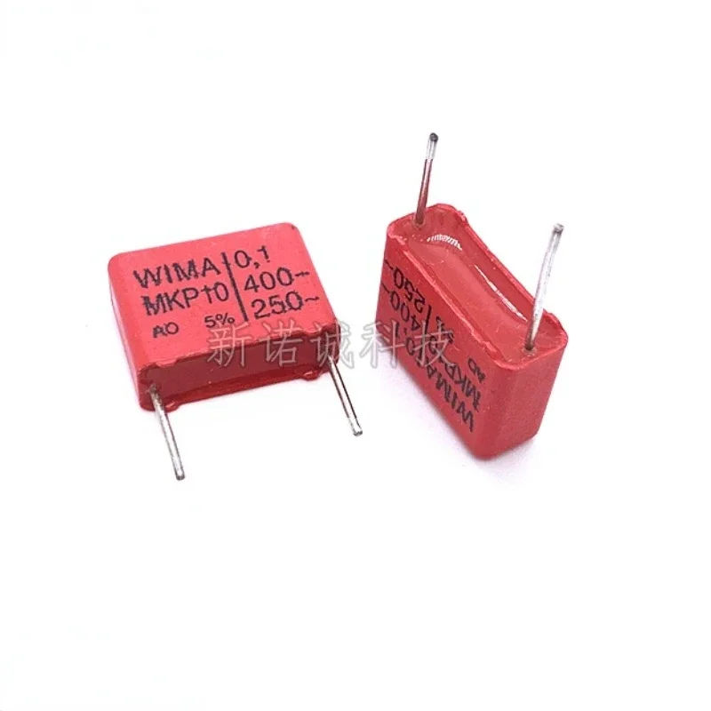 10pcs/100pcs Germany WIMA 400V 104 0.1UF 400V 100nF 104J 5% MKP10 Pitch 15mm Film Audio capacitor DIY