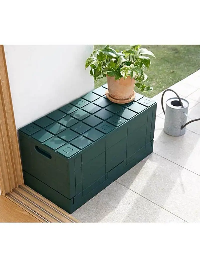 

Складной пластиковый органайзер для хранения в форме кирпича: коробка для одежды, игрушек, обуви, табурет для переобувания под кроватью, решение для хранения в дверном проеме