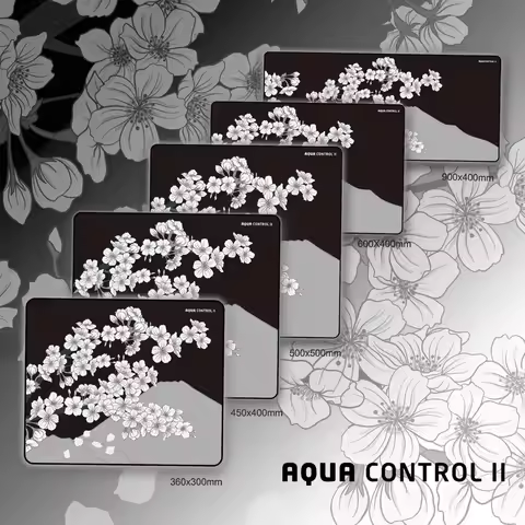 X-Raypad Aqua Control 2 Mouse Pad FPS Gaming Mousepad Cherry Blossom Desk Mat Durable Stitched Edge Gamer Pc offices Accessories