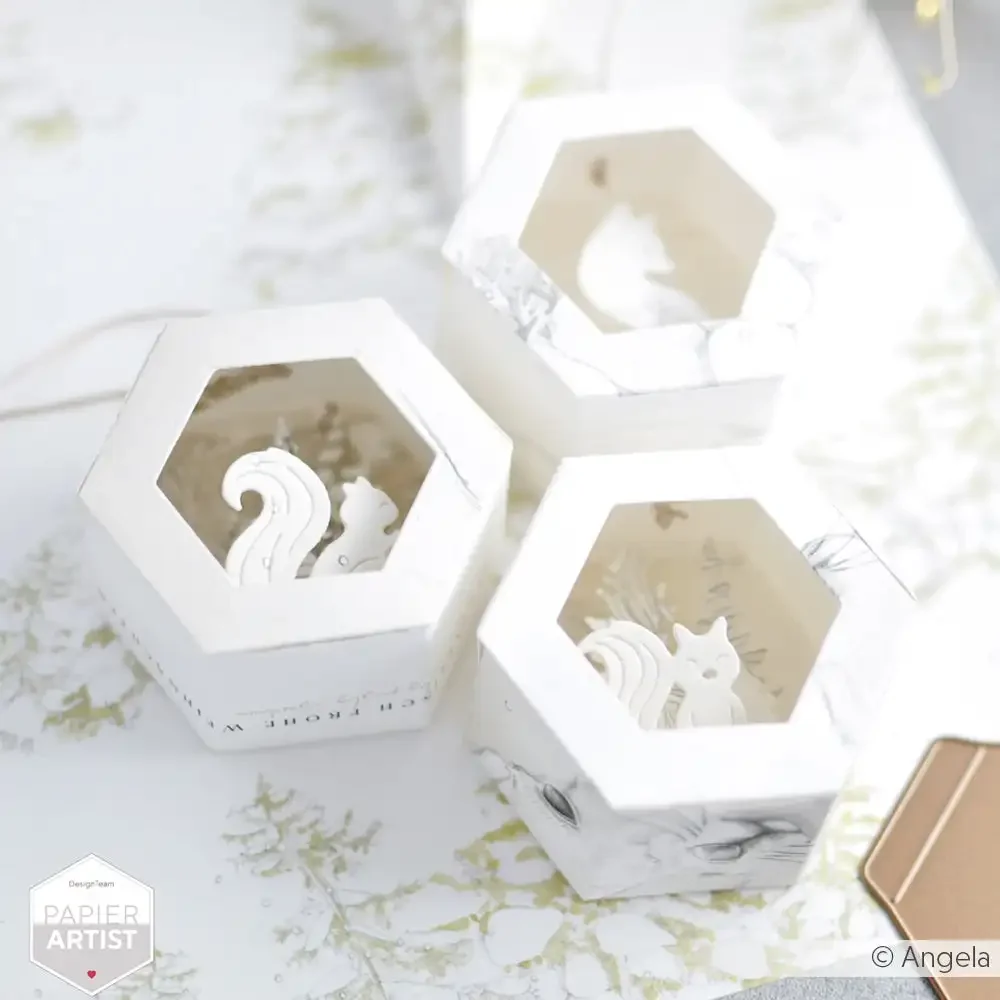 سكان الغابة الجميلة 2024 قوالب القطع المعدنية الجديدة بطاقات المعايدة الديكور قالب النقش لتقوم بها بنفسك بطاقات الورق الحرفية #2