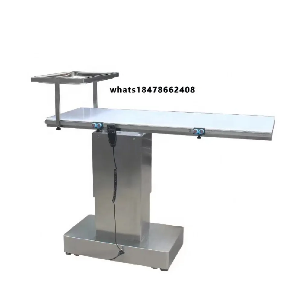 Veterinary clinic equipment, reusable stainless steel electric operating table (for dogs and cats)