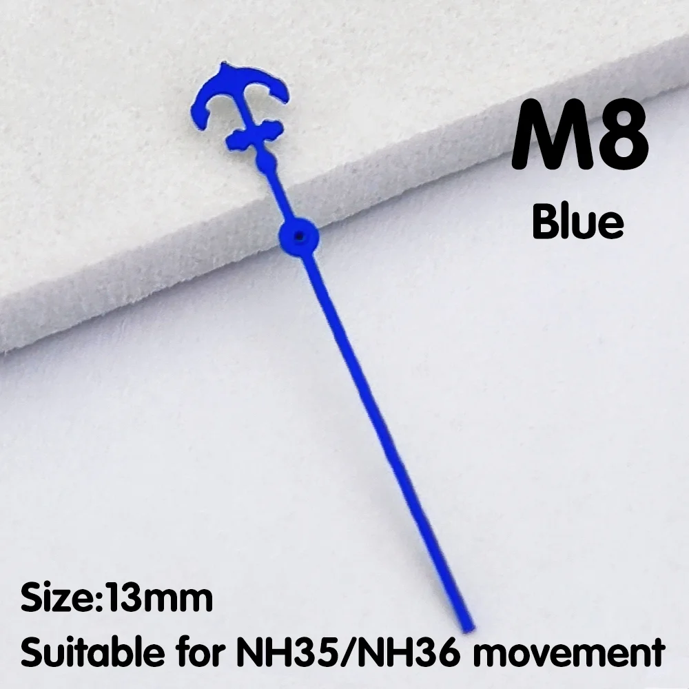 ساعة NH35 من جهة ثانية NH35 قطع غيار ساعة يد أجزاء بديلة 13 مم عقارب ساعة عالية الجودة من جهة ثانية