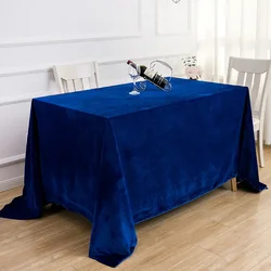 Retângulo Toalha De Mesa De Veludo Dourado, Toalha De Mesa, Sobreposições, Casamento, Chuveiro De Bebê, Aniversário, Natal, Banquete, Decoração De Casa, Mesa De Jantar