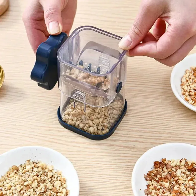 Nut Walnut Grinder Portable Multifunctional Nut Grinder Fruit Crusher Hand Masher for Walnuts Almonds Chocolate Kitchen Tool