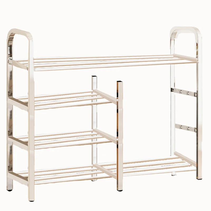 

Multi-layer Modern Stainless Steel Living Room Shoe Rack for Home Furniture