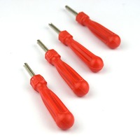 1/2/5Pcs Valve Core Remover/Installer Plastic Metal Single-head Tire Screwdriver Tire Repair Tools for Car Motorbike Truck