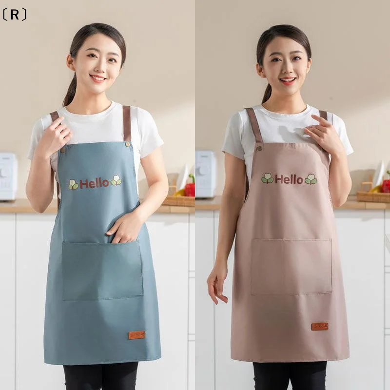 

tipoR썹VERВодонепроницаемый маслостойкий кухонный фартук с карманом для мужчин и женщин Шеф-кухар Барista Профессиональная кухонная рабочая униформа БалкаWinter2larla